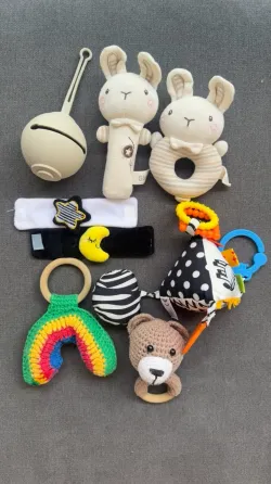 Kit de juguetes de peluche – sonajeros Caballito
