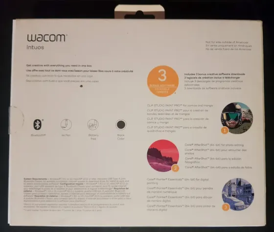 Tablet wacom intuos ctl-4100 wl negra con bluetooth Quilmes