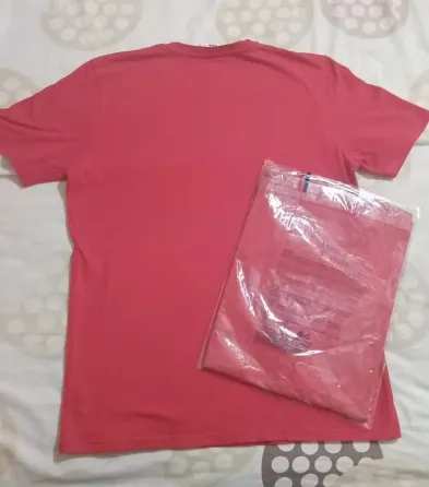 Remera De Hombre Fila Basic Letter Ii Color Rojo Floresta