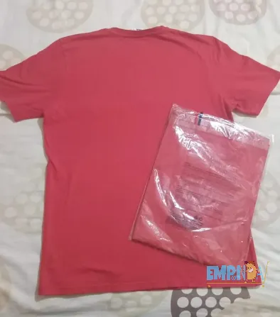 Remera De Hombre Fila Basic Letter Ii Color Rojo Floresta - imagen 3