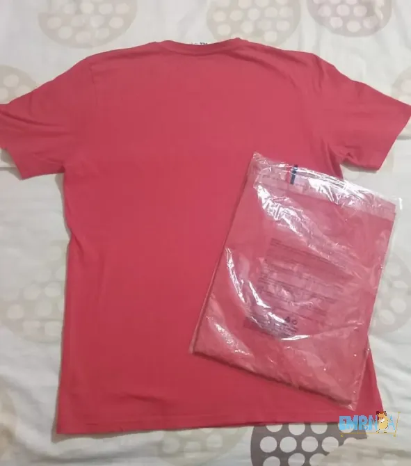 Remera De Hombre Fila Basic Letter Ii Color Rojo Floresta - imagen 3