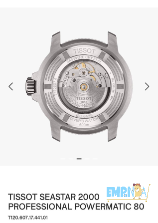 TISSOT SEASTAR 2000 PROFESSIONAL POWERMATIC 80 Palermo - imagen 3