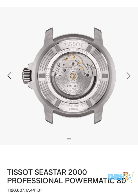 TISSOT SEASTAR 2000 PROFESSIONAL POWERMATIC 80 Palermo - imagen 3