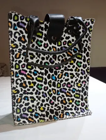 Bolso Matero Animal Print Flores