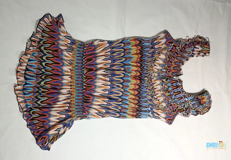 Blusa Multicolor con Canutillos Flores - imagen 2