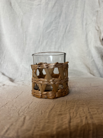 Vaso de mimbre San Cristóbal