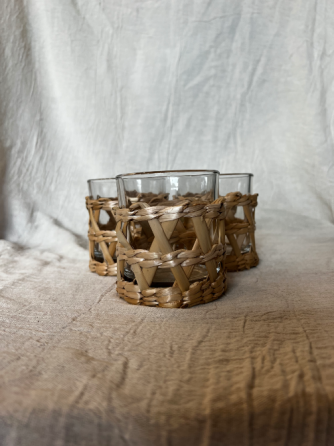Vaso de mimbre San Cristóbal