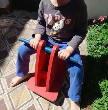 Pata pata madera Niños Villa del Parque