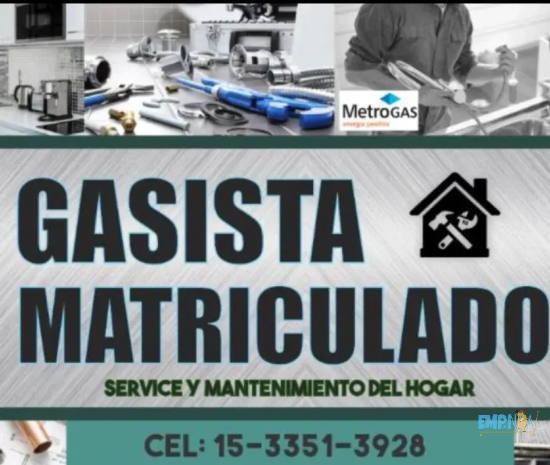 Gasista matriculado plomero Damián goicochea Lomas de Zamora - imagen 1