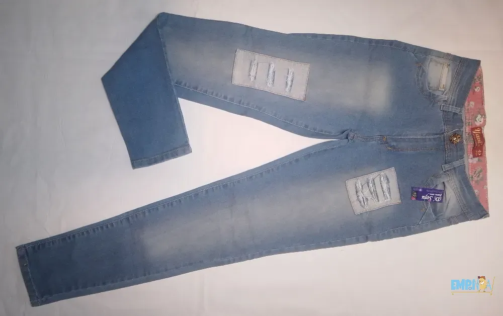 Jeans De Mujer talle 42 Flores - imagen 1