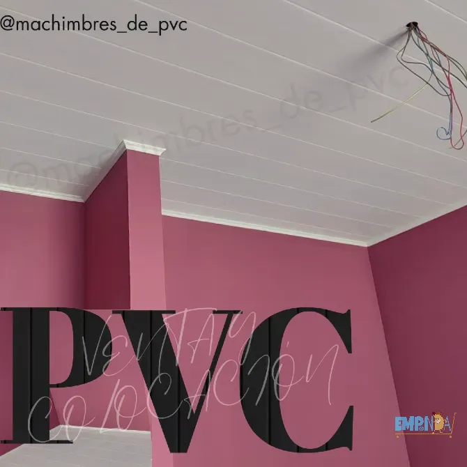 Revestimiento de cielorraso en machimbres de PVC Caballito - imagen 2