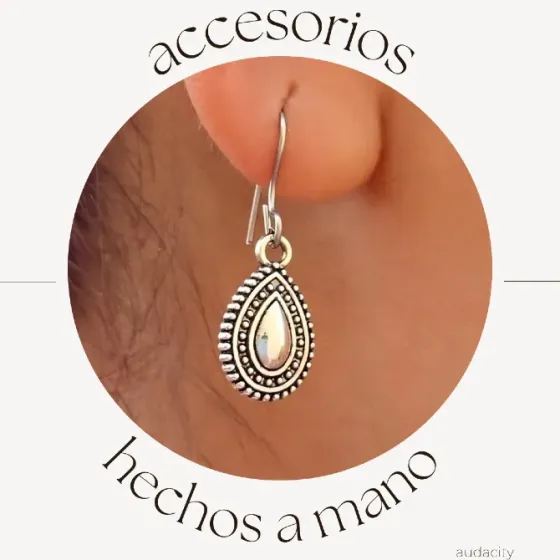 Aros de acero quirurgico colgantes cortos Mendoza