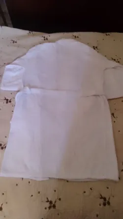 Bata de baño seclar blanca unisex XL Floresta