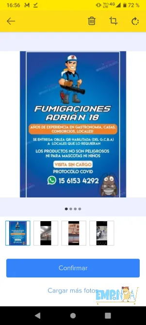 FUMIGACIONES Nueva Pompeya - imagen 1