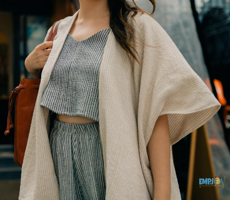 Conjunto de verano hecho a mano – 100% algodón (pantalón, top y sobrecamisa) Flores - imagen 4