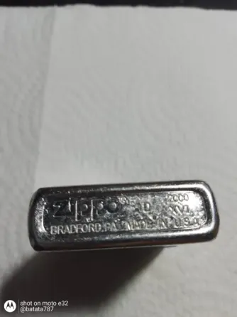 Encendedor Zippo XVI Plateado Quilmes