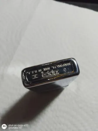 Encendedor Zippo modelo X Quilmes