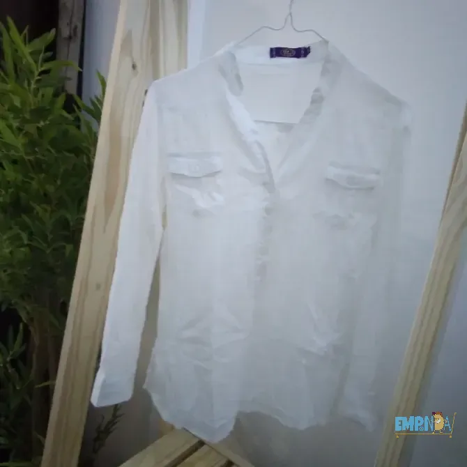 Camisa Blusa Marca Var 's Con Botón para Arremangar Recoleta - imagen 1
