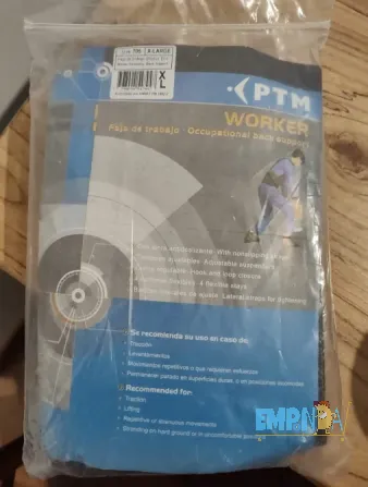 Faja de Trabajo Laboral Lumbar Postural Hombre Recoleta - imagen 2