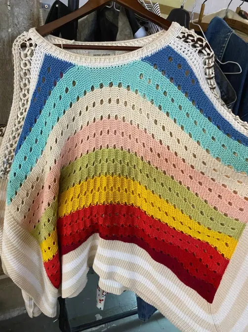 Poncho de hilo San Telmo - imagen 1