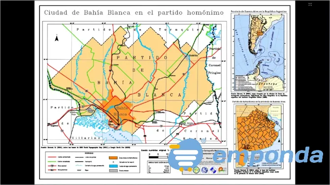Mapas digitales, SIG e imagenes satelitales, informes de investigación geográfica Bahía Blanca - imagen 6