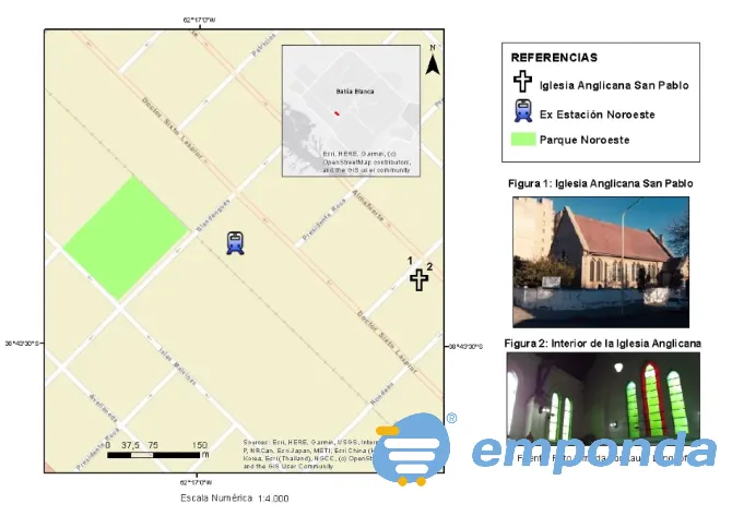 Mapas digitales, SIG e imagenes satelitales, informes de investigación geográfica Bahía Blanca - imagen 1