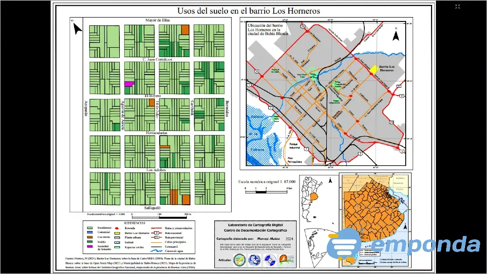 Mapas digitales, SIG e imagenes satelitales, informes de investigación geográfica Bahía Blanca - imagen 7
