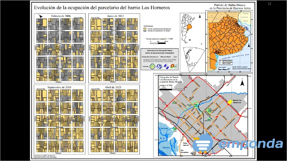 Mapas digitales, SIG e imagenes satelitales, informes de investigación geográfica Bahía Blanca - imagen 9