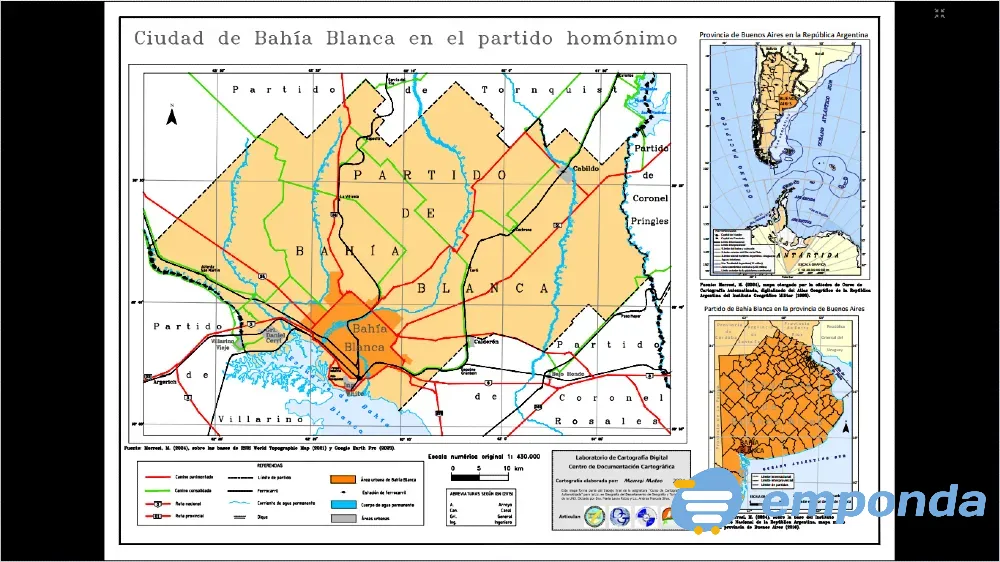 Mapas digitales, SIG e imagenes satelitales, informes de investigación geográfica Bahía Blanca - imagen 6