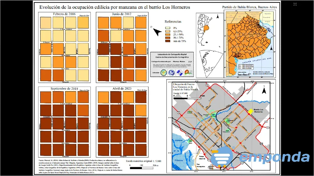 Mapas digitales, SIG e imagenes satelitales, informes de investigación geográfica Bahía Blanca - imagen 10