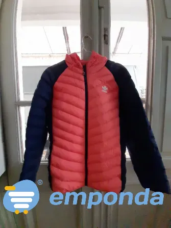 Campera Adidas azul y coral Villa del Parque - imagen 3