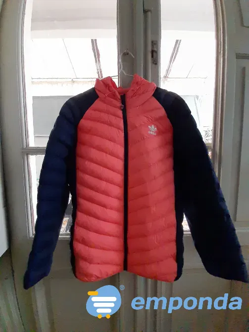 Campera Adidas azul y coral Villa del Parque - imagen 2
