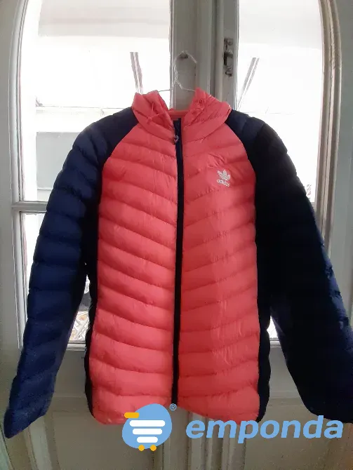 Campera Adidas azul y coral Villa del Parque - imagen 3