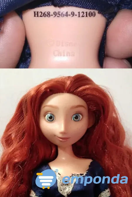 Princesa Mérida (película "Valiente" de Disney) ORIGINAL Flores - imagen 2