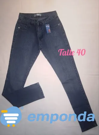 Jeans Nuevo Talle: 40 De Mujer Flores - imagen 1