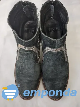 Botas cuero vacuno taco de madera Talle 36 Versalles - imagen 3