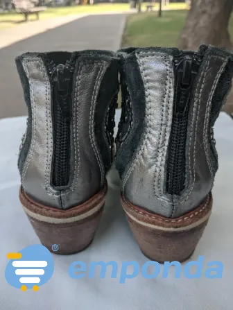 Botas cuero vacuno taco de madera Talle 36 Versalles - imagen 5