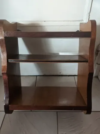 Repisa de madera 3 estantes Versalles
