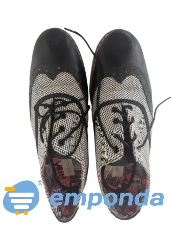 Abotinados Oxford cuero y textil Toche Talle 36 Versalles - imagen 2
