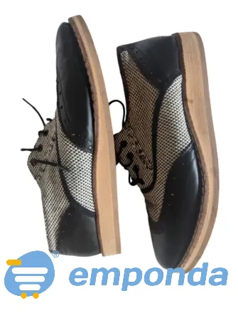Abotinados Oxford cuero y textil Toche Talle 36 Versalles - imagen 1