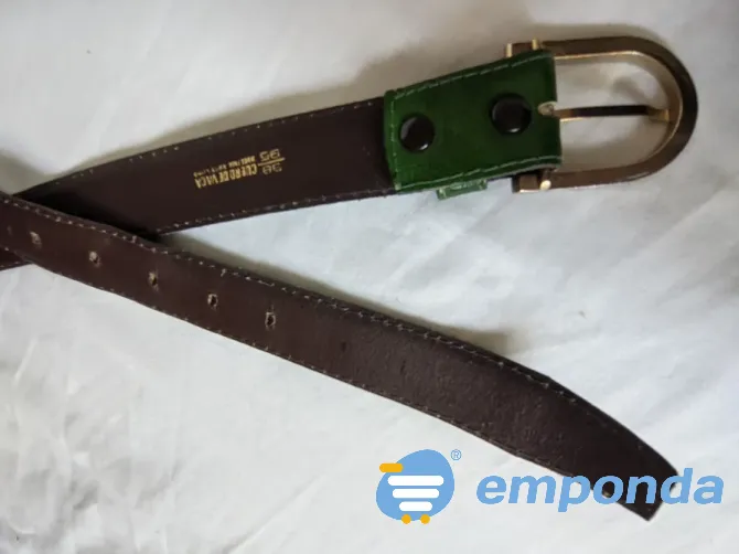 Cinto de cuero Hebilla metal 75 cm Versalles - imagen 5
