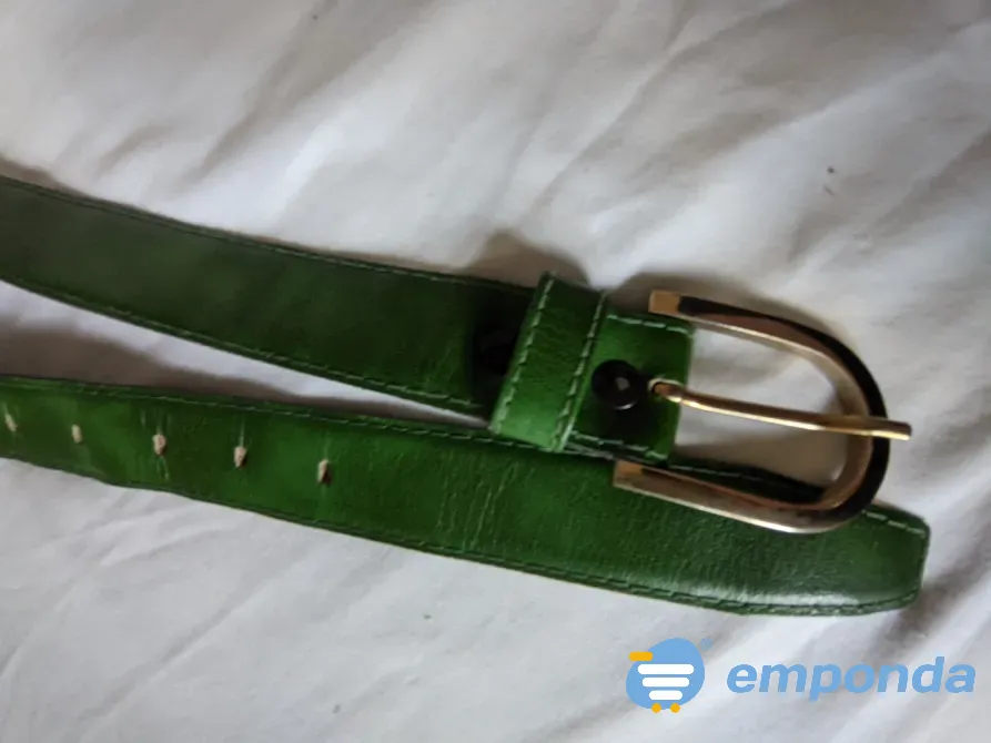 Cinto de cuero Hebilla metal 75 cm Versalles - imagen 3