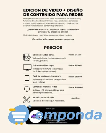 Edicion de video + diseño de contenido para redes Lomas de Zamora - imagen 1