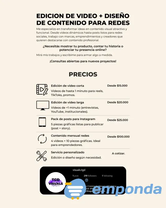 Edicion de video + diseño de contenido para redes Lomas de Zamora - imagen 1