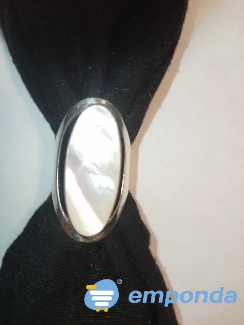 Anilllo de plata 925 con piedra de nacar Almagro - imagen 1