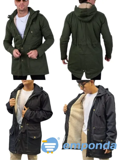 Parkas con Corderito para Hombre (Talles: 1/2/3/4/5) Avellaneda - imagen 2