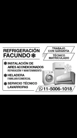 Tecnico en refrigeración/lavarropas Morón