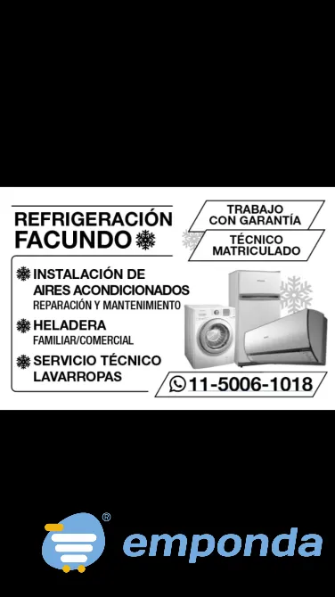 Tecnico en refrigeración/lavarropas Morón - imagen 2