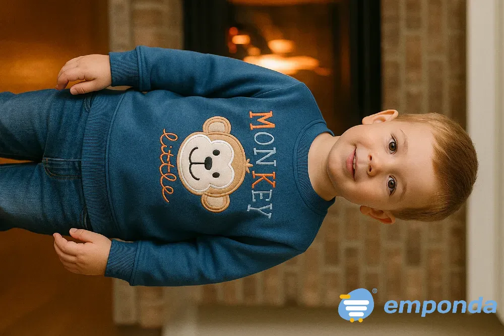 Buzo para bebe bordado Lanús - imagen 3