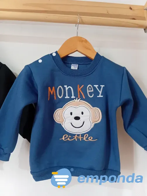 Buzo para bebe bordado Lanús - imagen 1